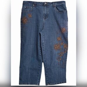 Bill Blass size 14 jean capri pants